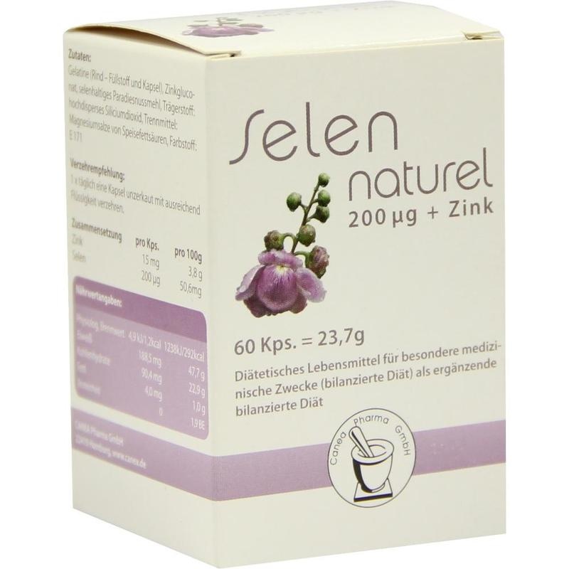 SELENNATUREL 200 μg+Zink Kapseln
