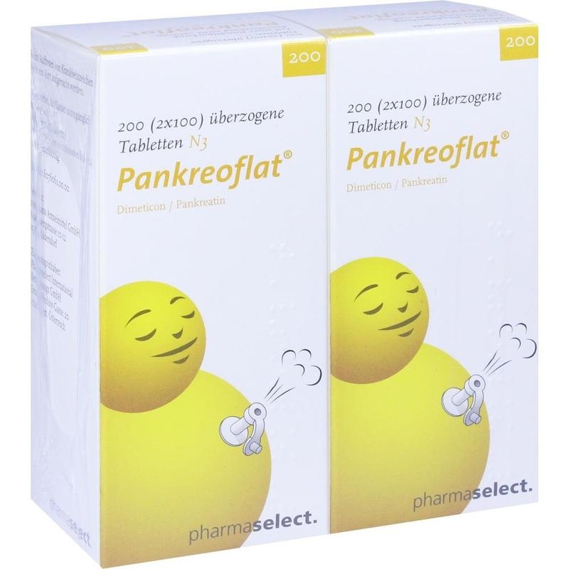 PANKREOFLAT überzogene Tabletten