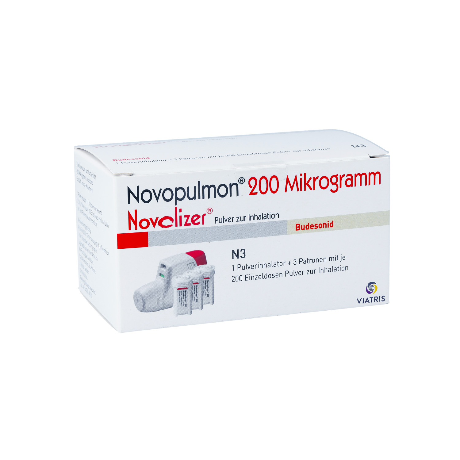 NOVOPULMON 200 μg Novolizer Inhal.+Patr.3x200 ED