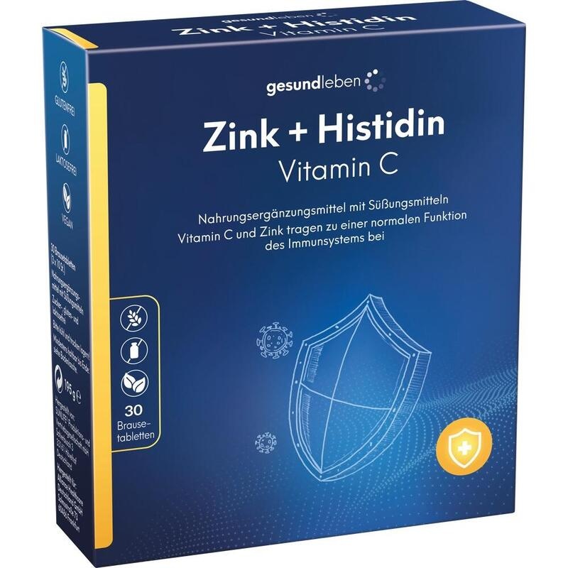 GESUND LEBEN Zink+Histidin+Vit.C Brausetabletten