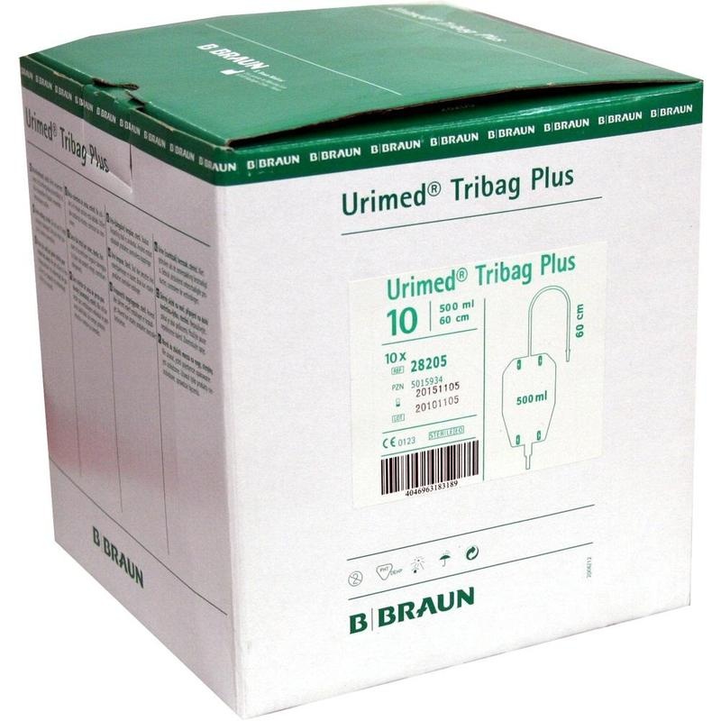 URIMED Tribag Plus Urin Beinbtl.500ml 50cm ster.