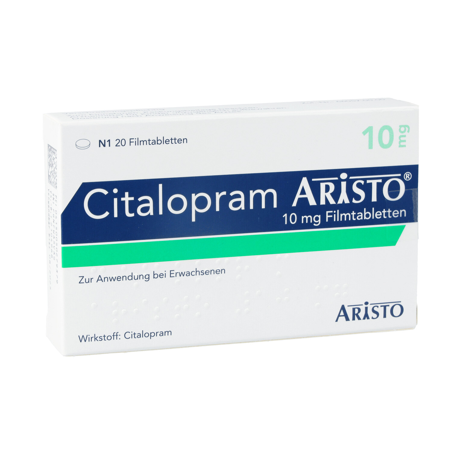 CITALOPRAM Aristo 10 mg Filmtabletten