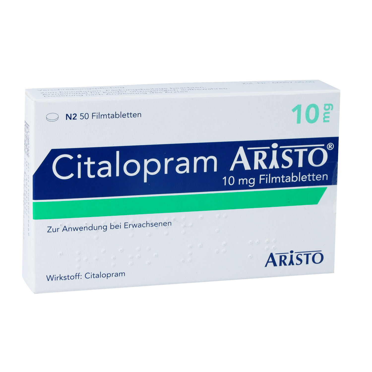 CITALOPRAM Aristo 10 mg Filmtabletten