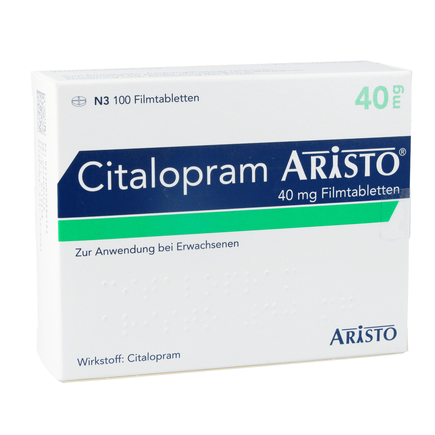 CITALOPRAM Aristo 40 mg Filmtabletten