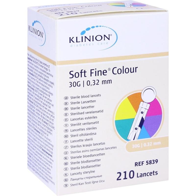 KLINION Soft fine colour Lanzetten 30 G