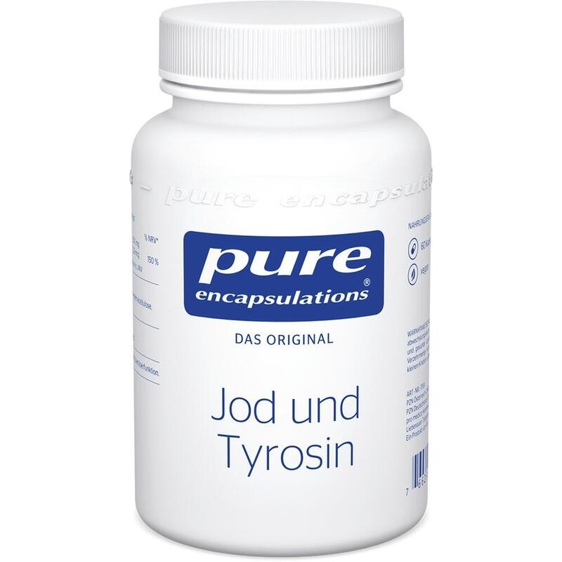 PURE ENCAPSULATIONS Jod und Tyrosin Kapseln