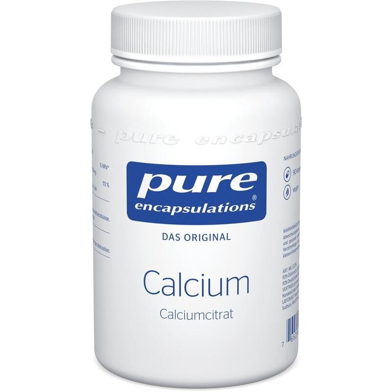 PURE ENCAPSULATIONS Calcium Calciumcitrat Kapseln