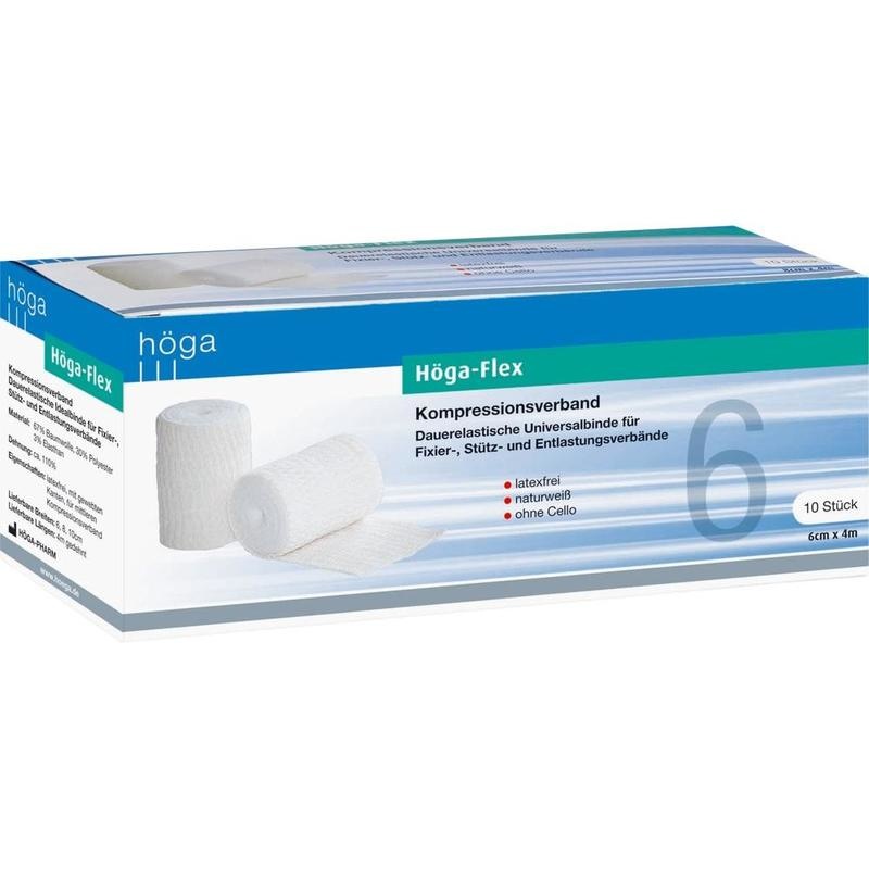 HÖGA-FLEX Binden 6 cmx4 m o.Cello