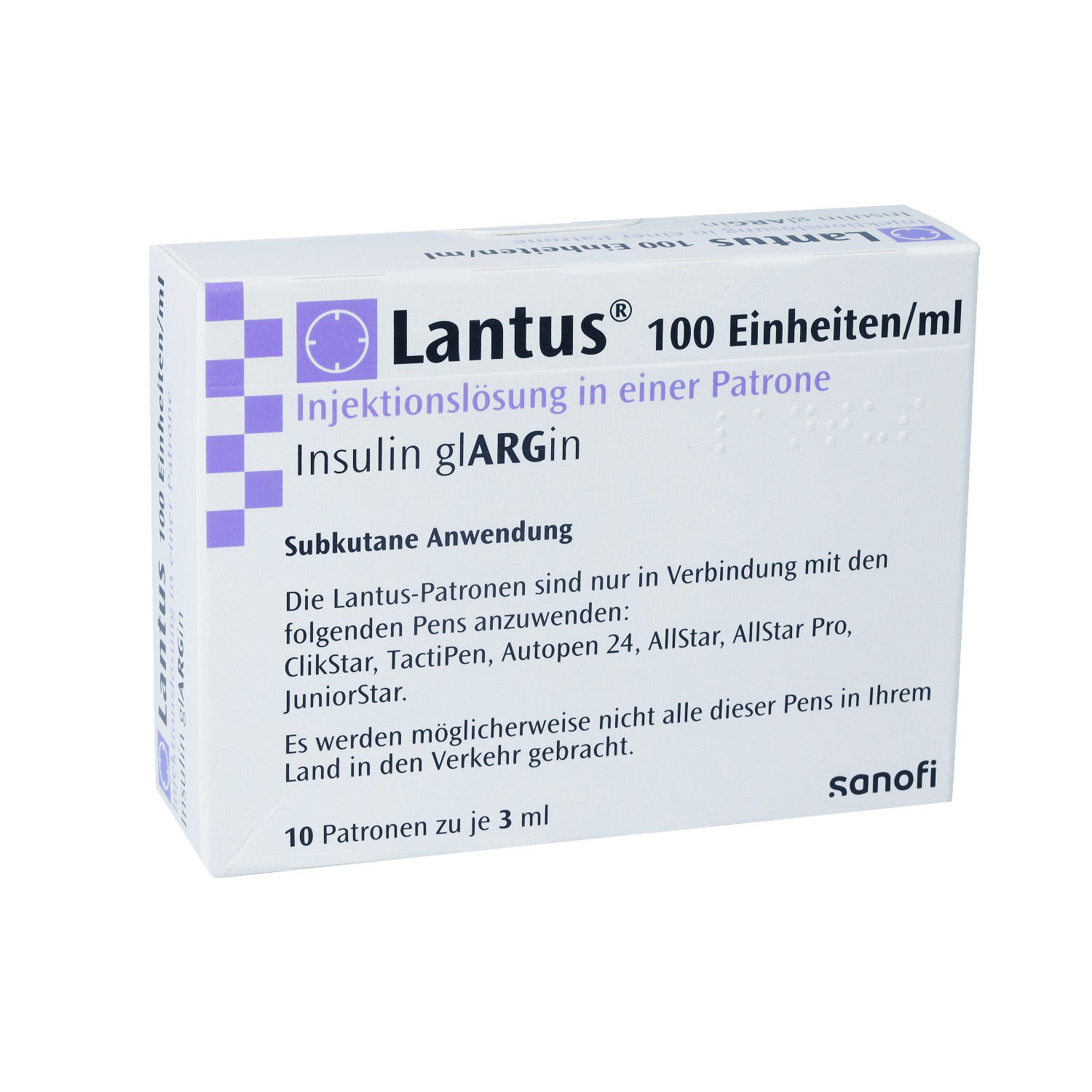 LANTUS 100 E/ml Injektionslösung i.e.Patrone