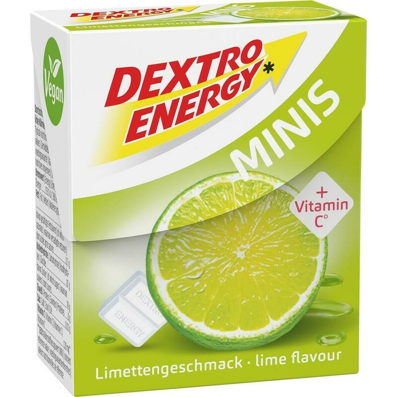 DEXTRO ENERGY minis Limette Täfelchen