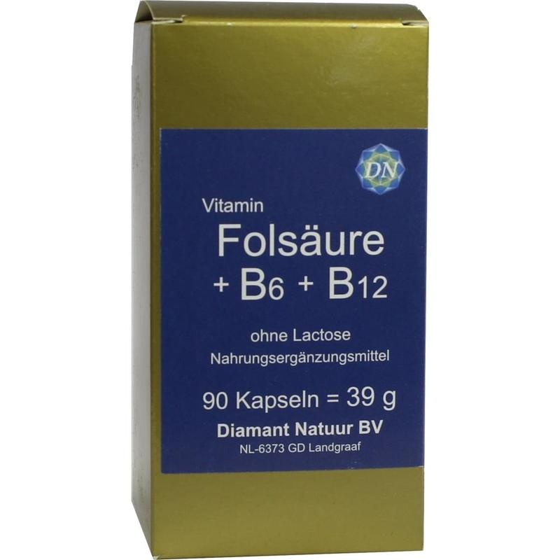FOLSÄURE+B6+B12 ohne Lactose Kapseln
