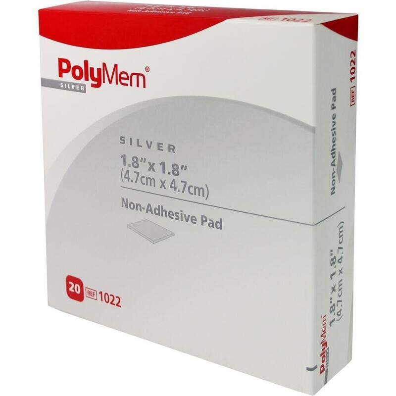 POLYMEM Wund Pad Silber n.klebend 5x5 cm