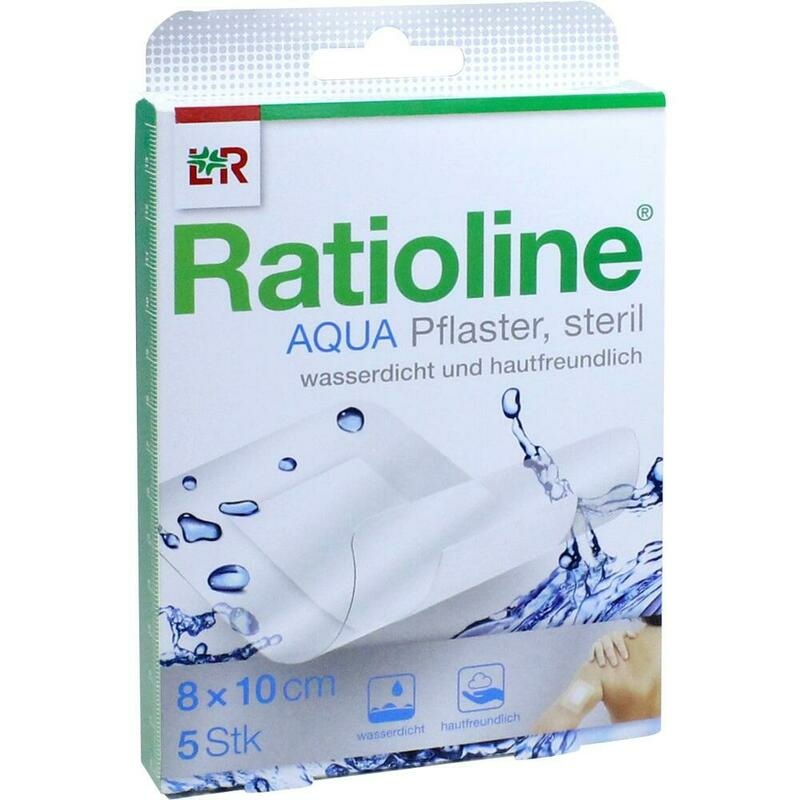 RATIOLINE aqua Duschpflaster Plus 8x10 cm steril