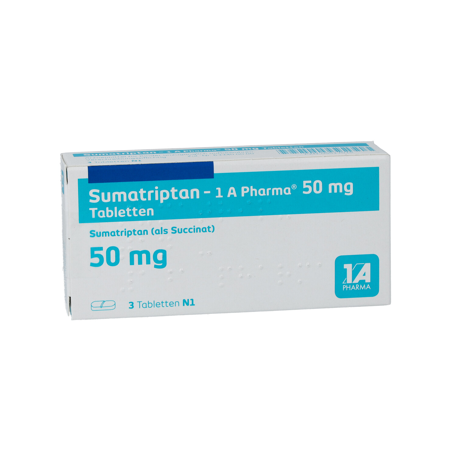 SUMATRIPTAN-1A Pharma 50 mg Tabletten