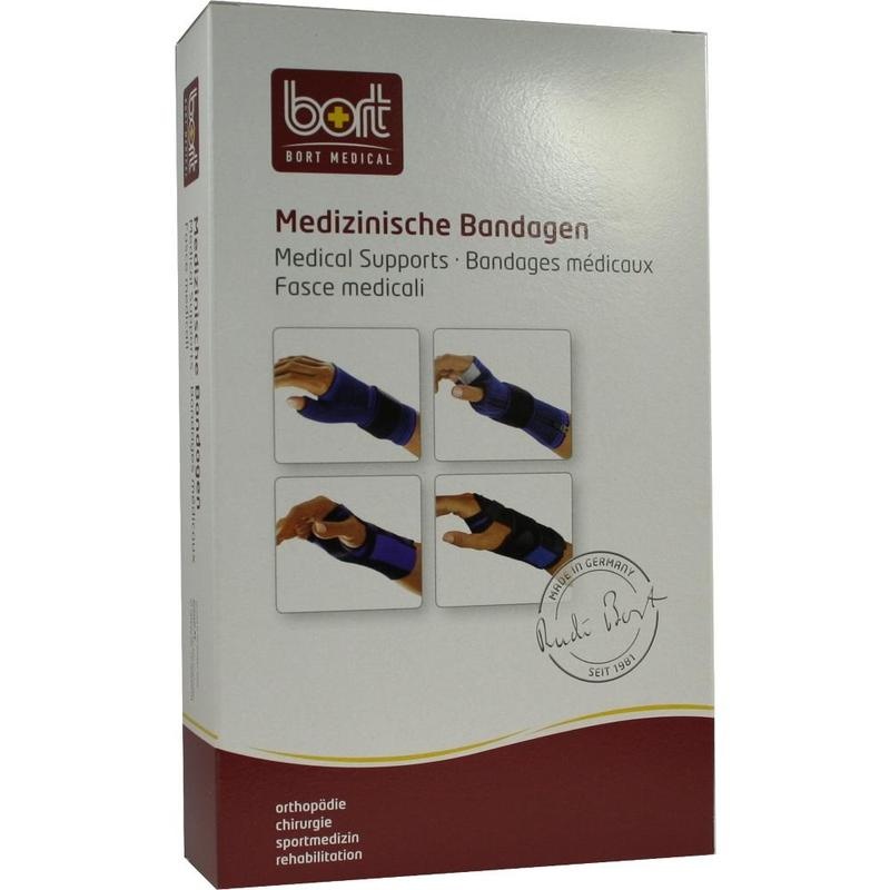 BORT Handgelenkstütze m.Aluschiene re.S schwarz