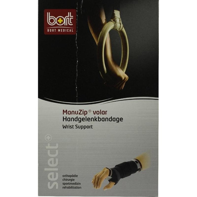 BORT ManuZip volar rechts L schwarz