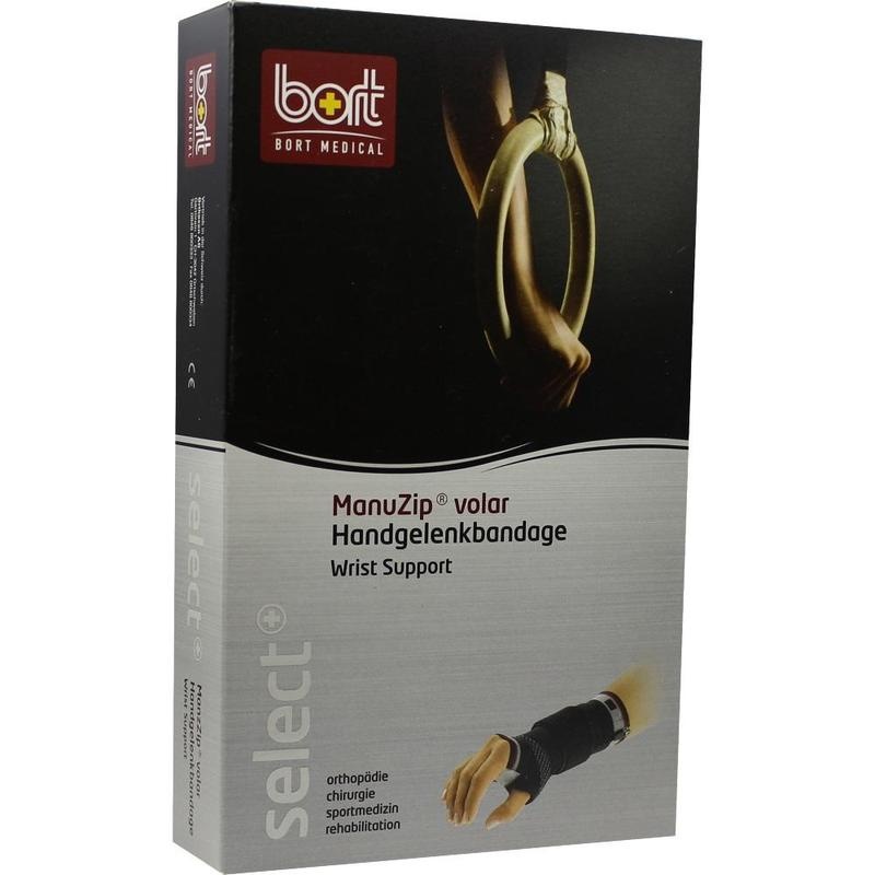 BORT ManuZip volar links M schwarz