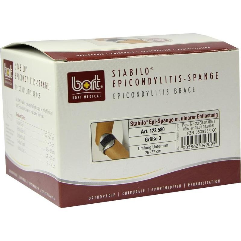 BORT Stabilo Epicondylitis-Spange Gr.3 grau