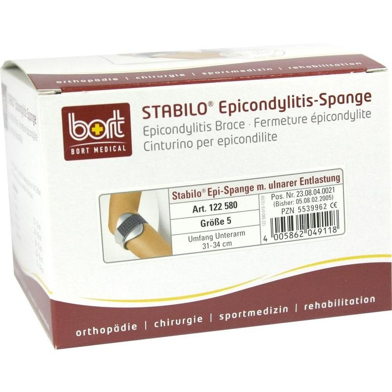 BORT Stabilo Epicondylitis-Spange Gr.5 grau