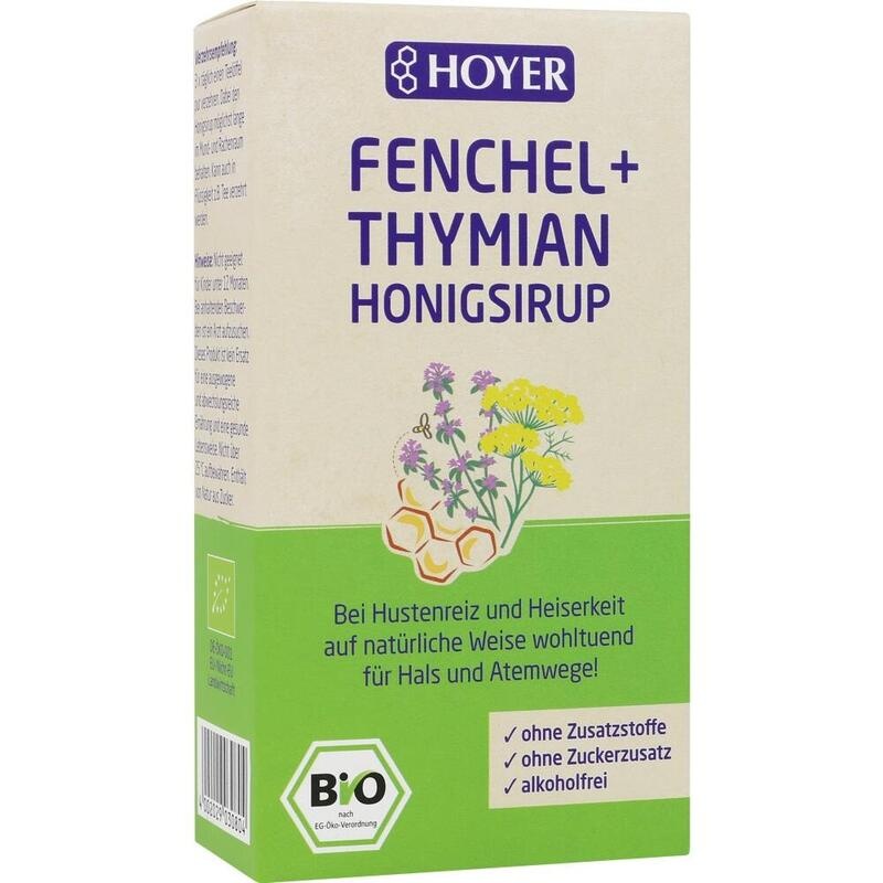 HOYER Fenchel+Thymian Honigsirup