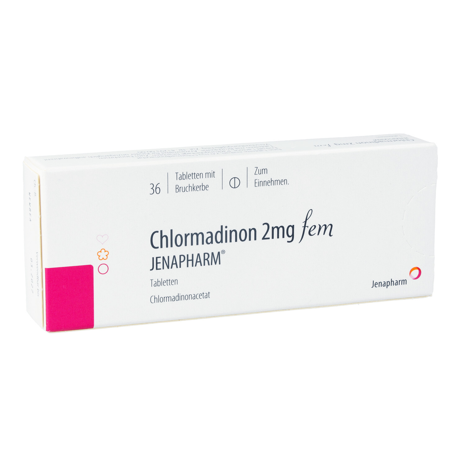 CHLORMADINON 2 mg fem Jenapharm Tabletten