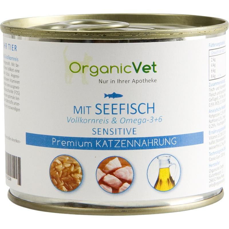 DOSENNAHRUNG Sensitive Seefisch f.Katzen