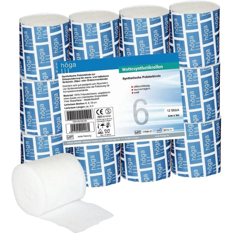 WATTESYNTHETIKROLLEN 6 cmx3 m