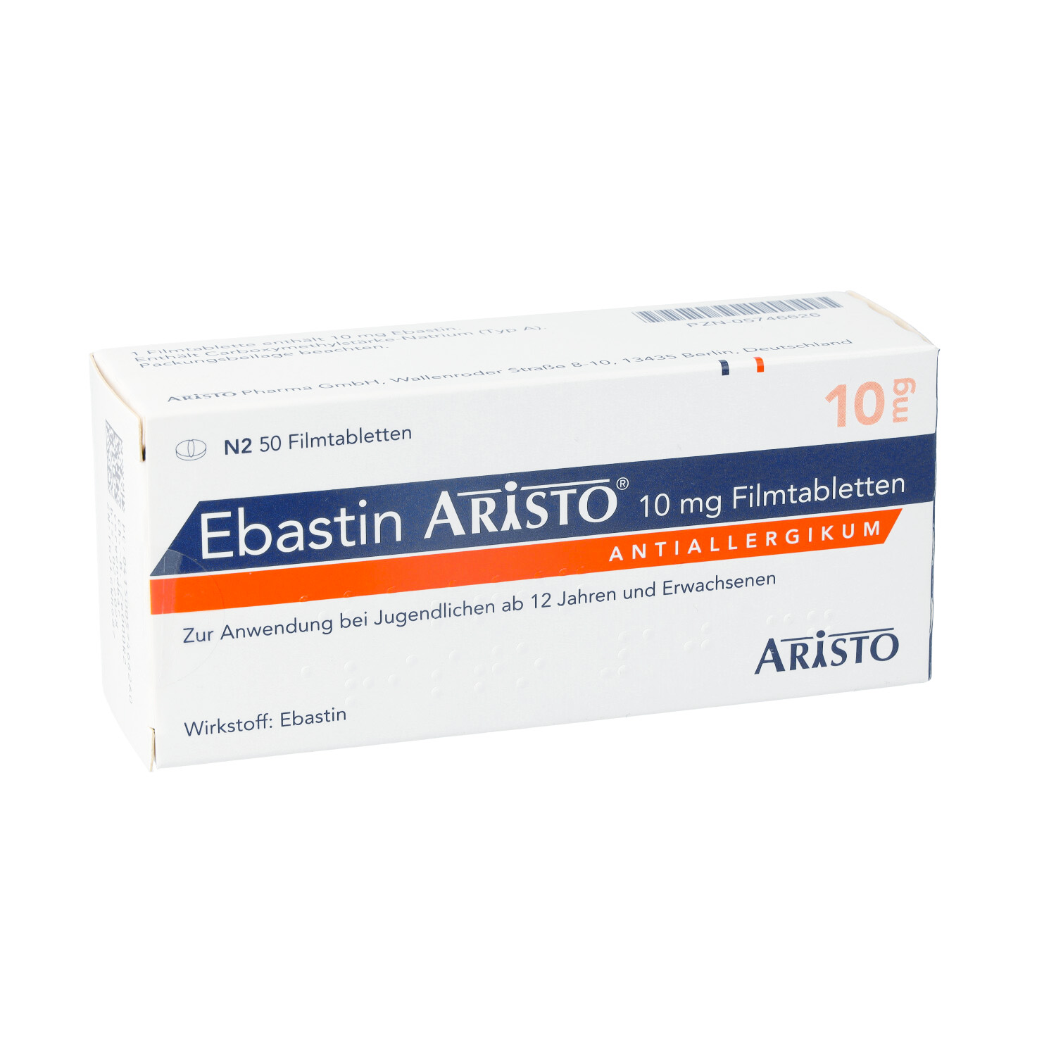 EBASTIN Aristo 10 mg Filmtabletten