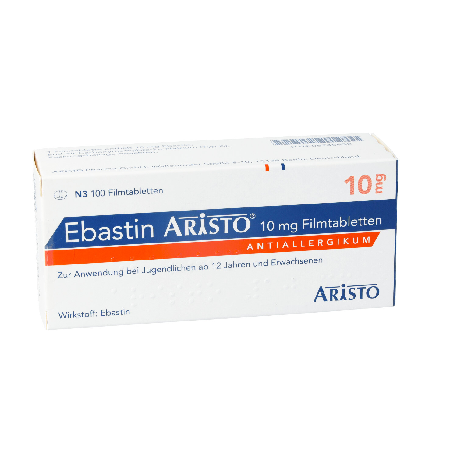 EBASTIN Aristo 10 mg Filmtabletten