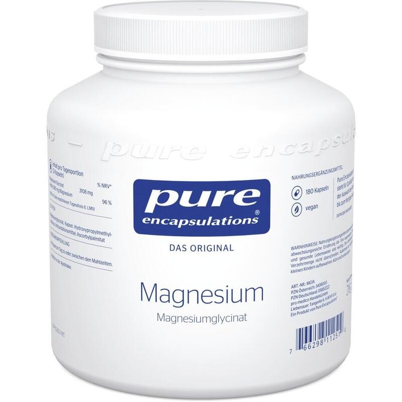 Pure Encapsulations Magnesiumglycinat – Chelat-Magnesium, magenfreundlich