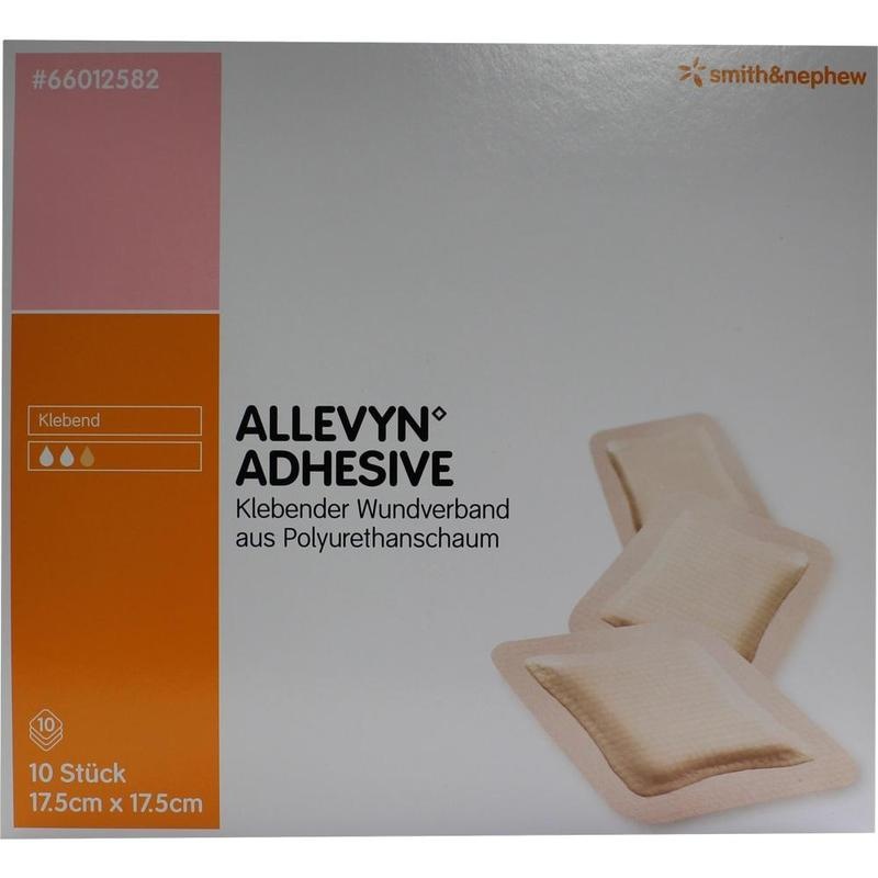 ALLEVYN Adhesive 17,5x17,5 cm haftende Wundauflage