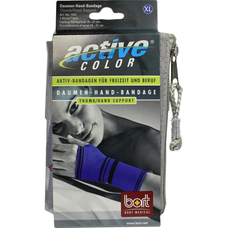 BORT ActiveColor Daumen Hand Band.XL blau