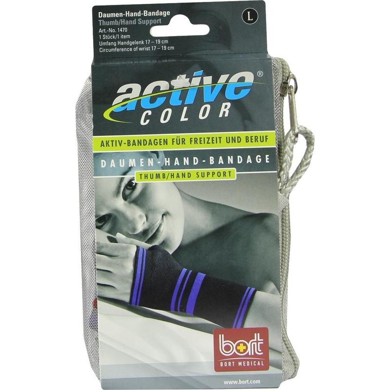 BORT ActiveColor Daumen Hand Band.L schwarz