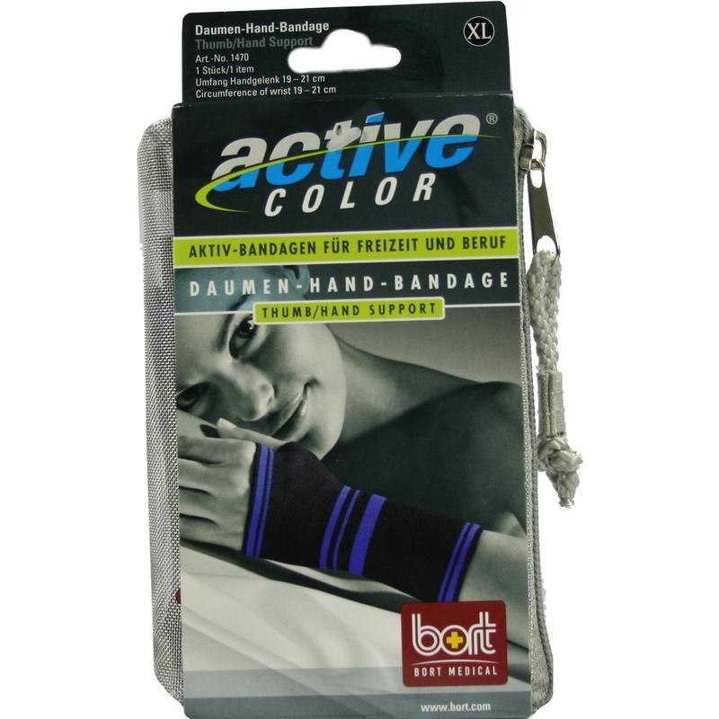 BORT ActiveColor Daumen Hand Band.XL schwarz