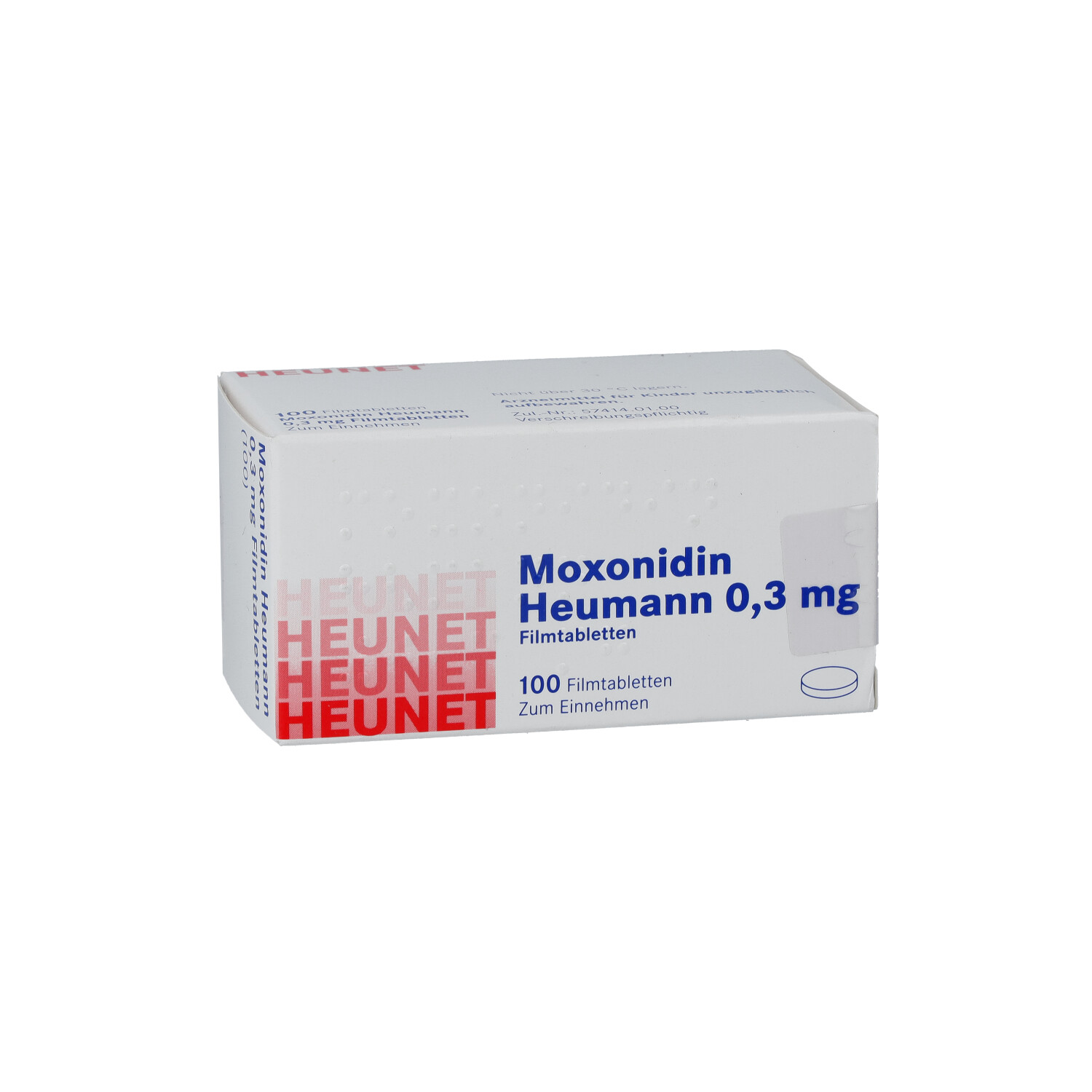 MOXONIDIN Heumann 0,3 mg Filmtabl.Heunet