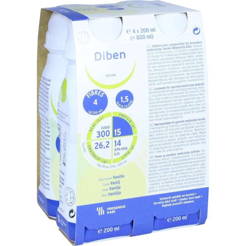 DIBEN DRINK Vanille 1.5 kcal/ml Trinkflasche