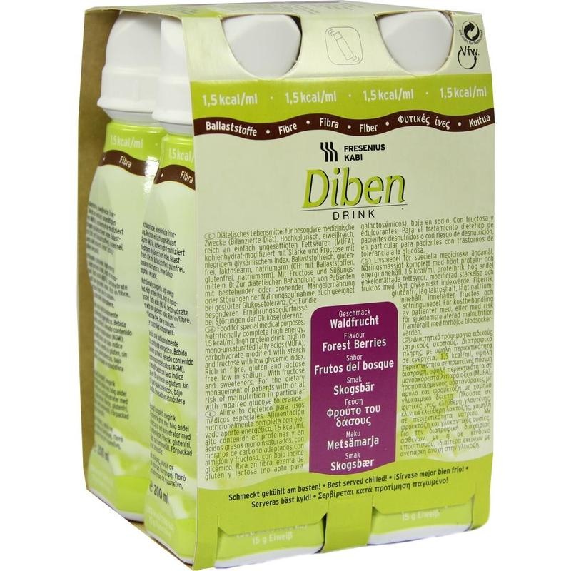 DIBEN DRINK Waldfrucht 1.5 kcal/ml Trinkflasche