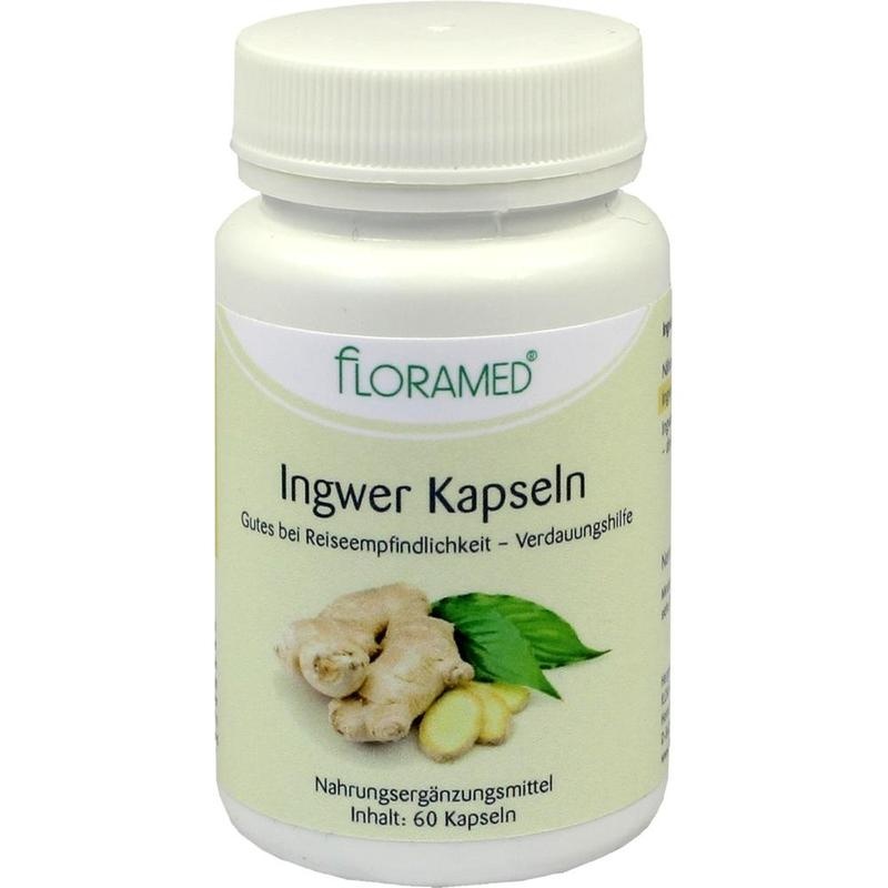 INGWER KAPSELN Gutes f.Reiseempfindlichk.Floramed