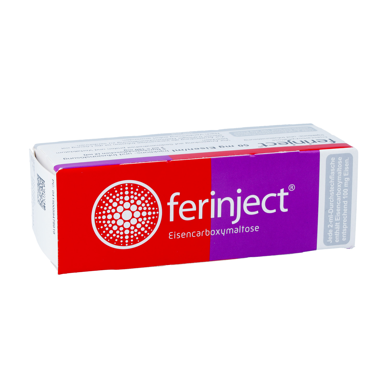 FERINJECT 50 mg Eisen/ml Inj.-/Inf.-Lsg.100mg