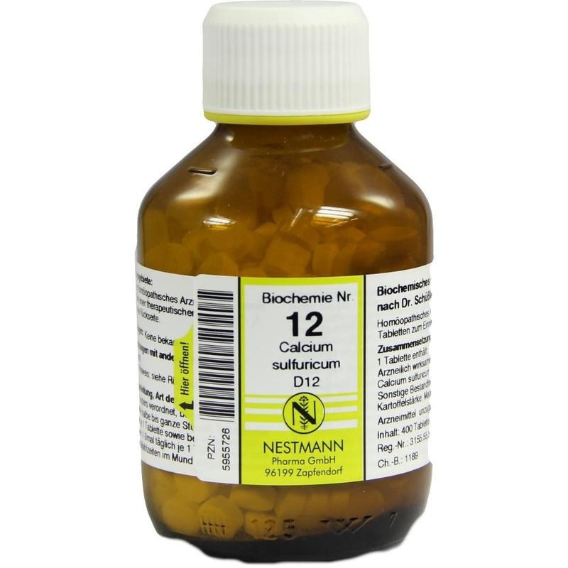 BIOCHEMIE 12 Calcium sulfuricum D 12 Tabletten