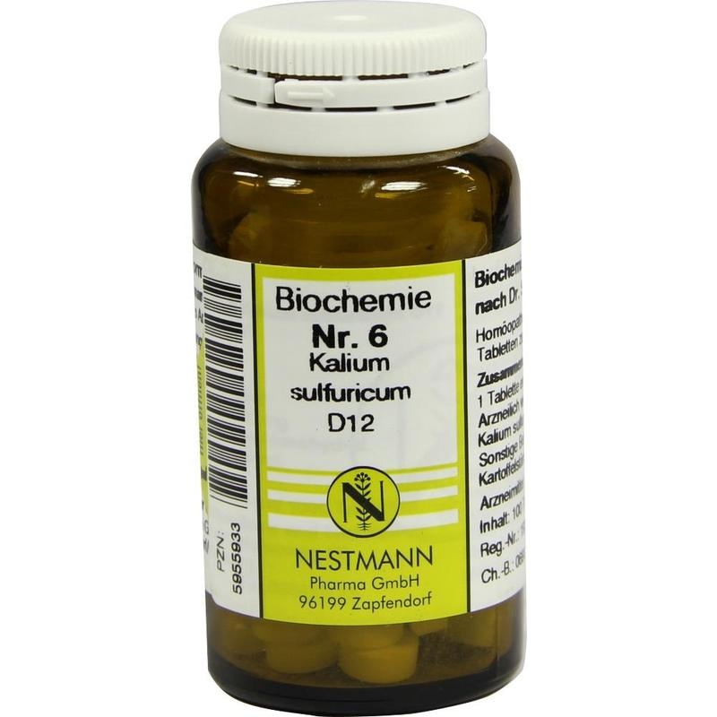 BIOCHEMIE 6 Kalium sulfuricum D 12 Tabletten
