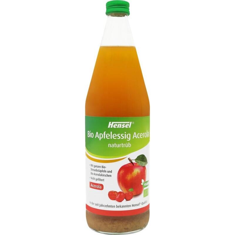 HENSEL Apfelessig naturtrüb Bio m.5% Acerola