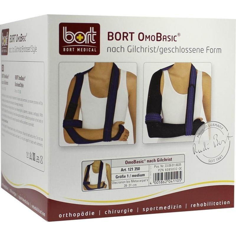 BORT OmoBasic Bandage Gr.1 blau