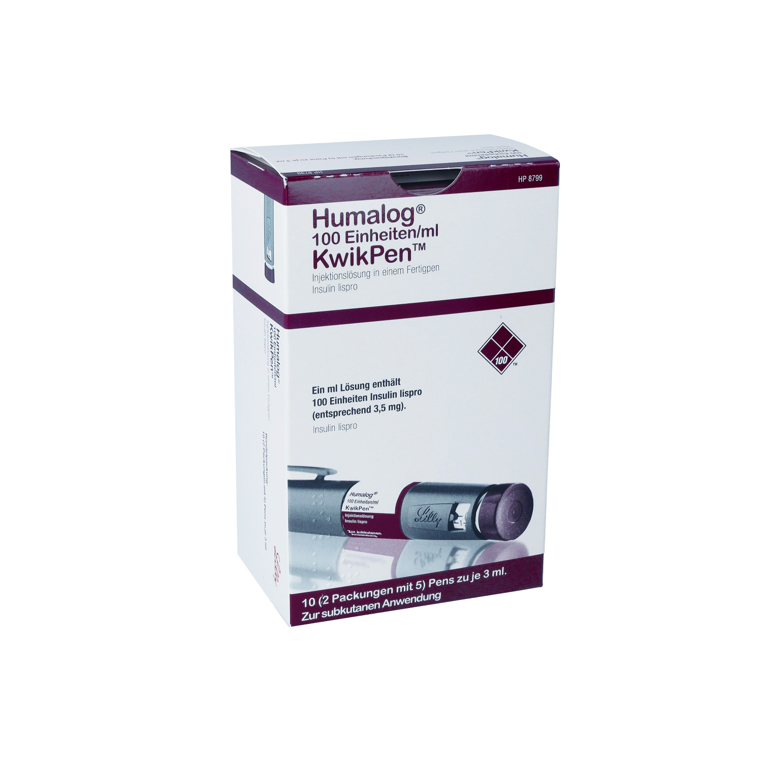 HUMALOG 100 E/ml KwikPen Injektionslösung