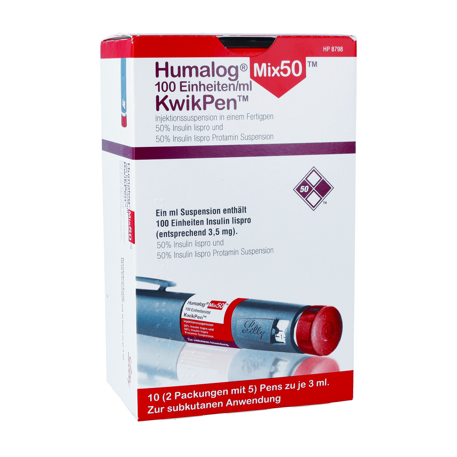 HUMALOG Mix 50 100 E/ml KwikPen Injektionssusp.