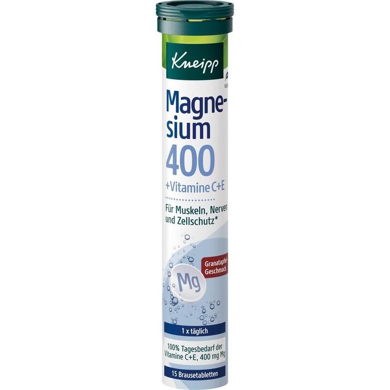 KNEIPP Magnesium 400+C+E Brausetabletten
