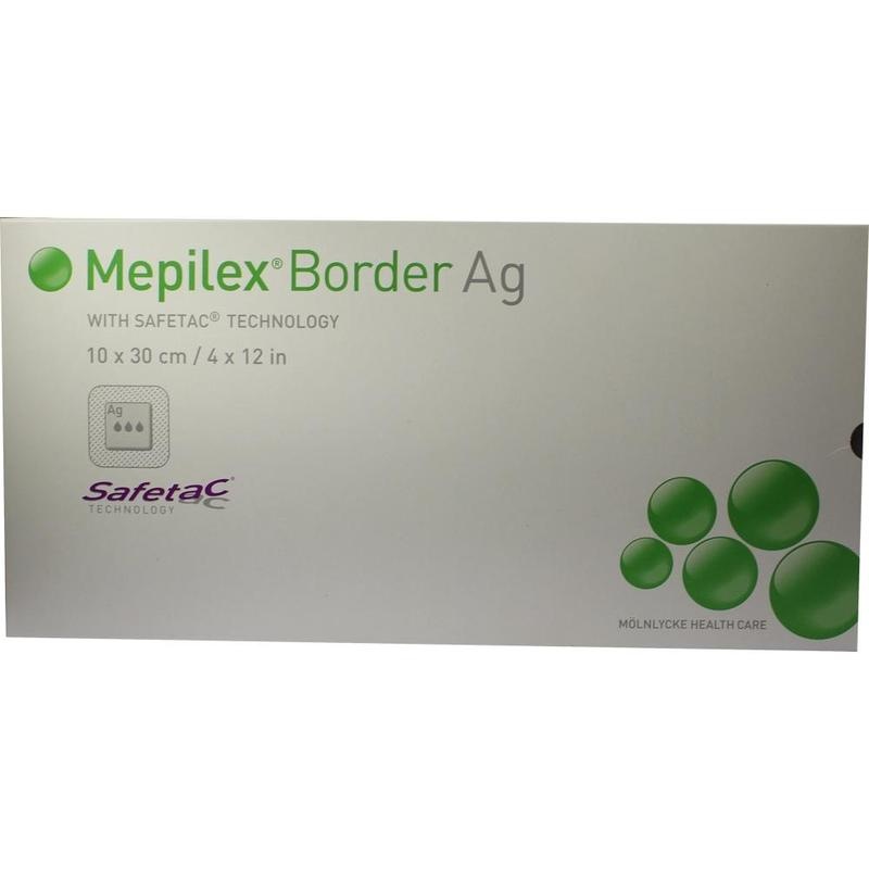 MEPILEX Border Ag Schaumverb.10x30 cm steril