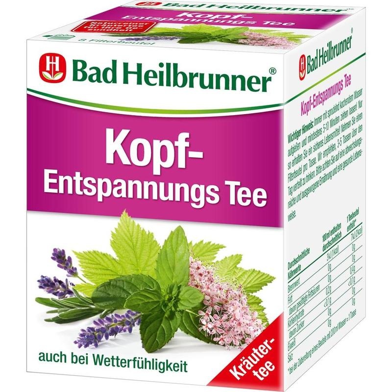 BAD HEILBRUNNER Kopf-Entspannungs Tee Filterbeutel