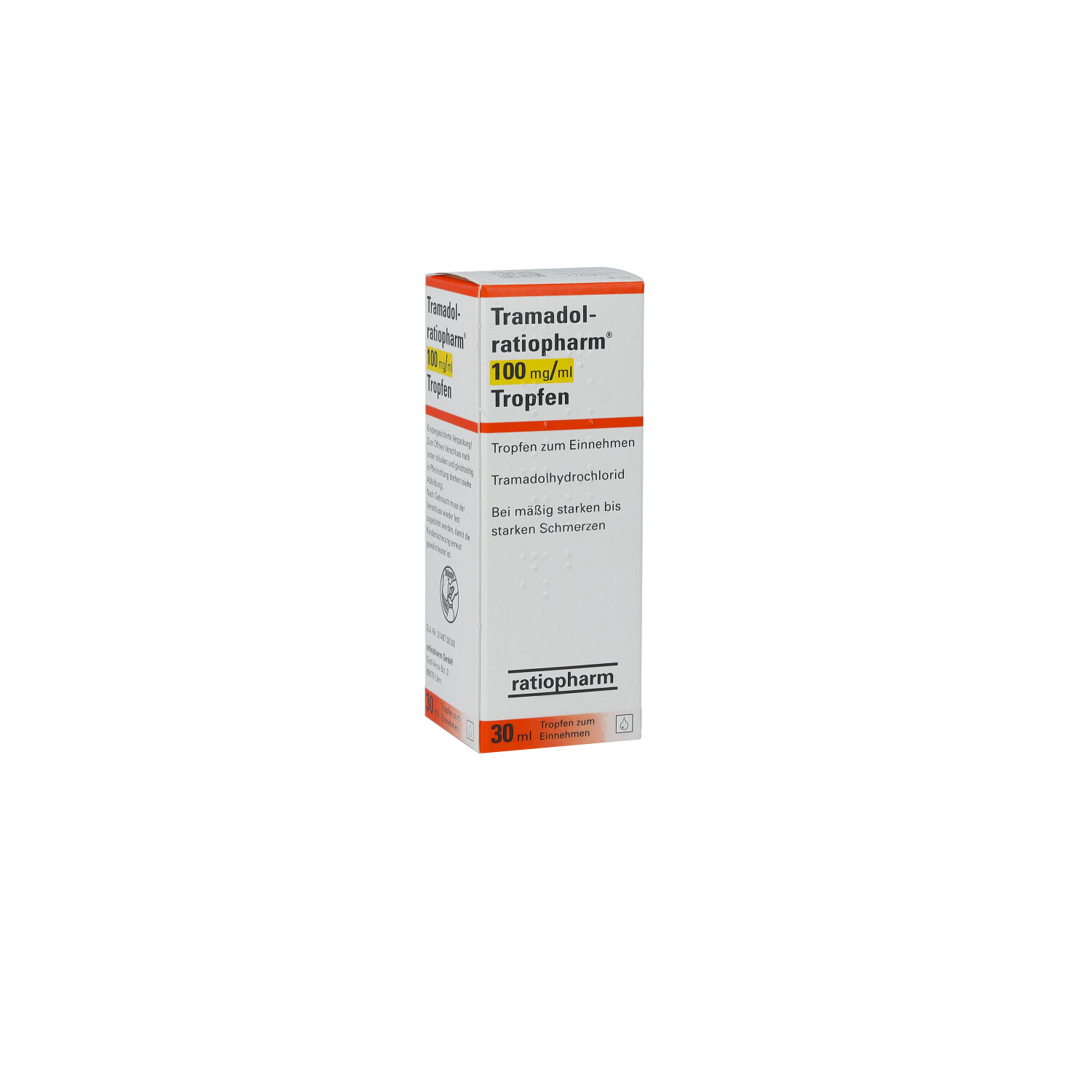 TRAMADOL-ratiopharm 100 mg/ml Tropfen z.Einnehmen