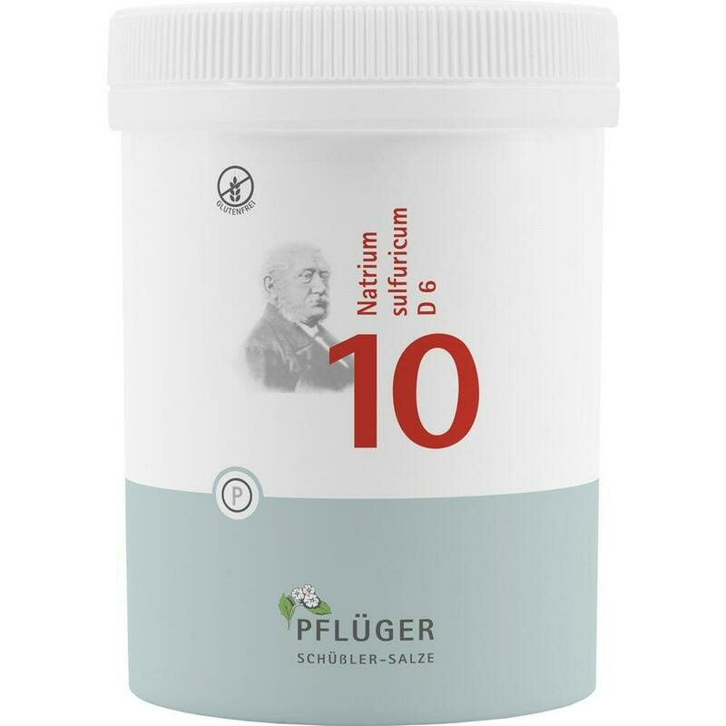 BIOCHEMIE Pflüger 10 Natrium sulfuricum D 6 Tabl.